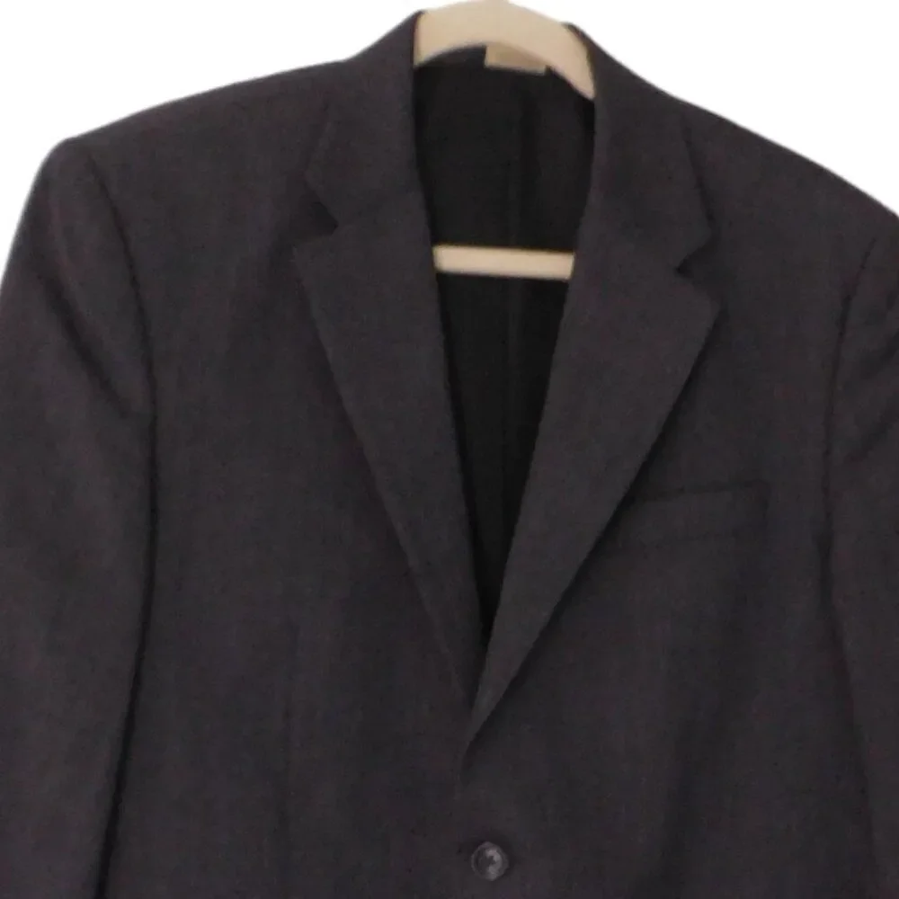 Banana Republic Sport Coat Blazer Suit Jacket 100% wool 2‎ Button Size 40R Gray